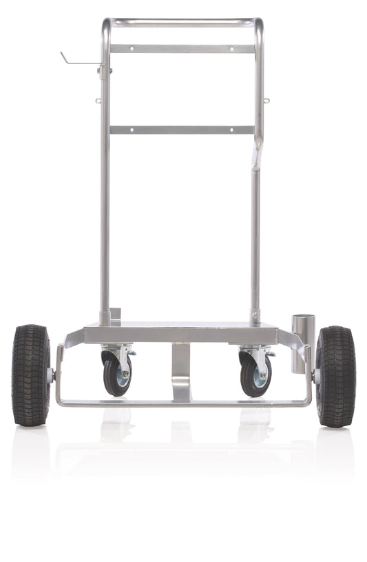 GRACO LD Series 50:1 Grease Pump Drum Cart with Pneumatic Wheels for 400 lb. Drums (Part No. 24F915)