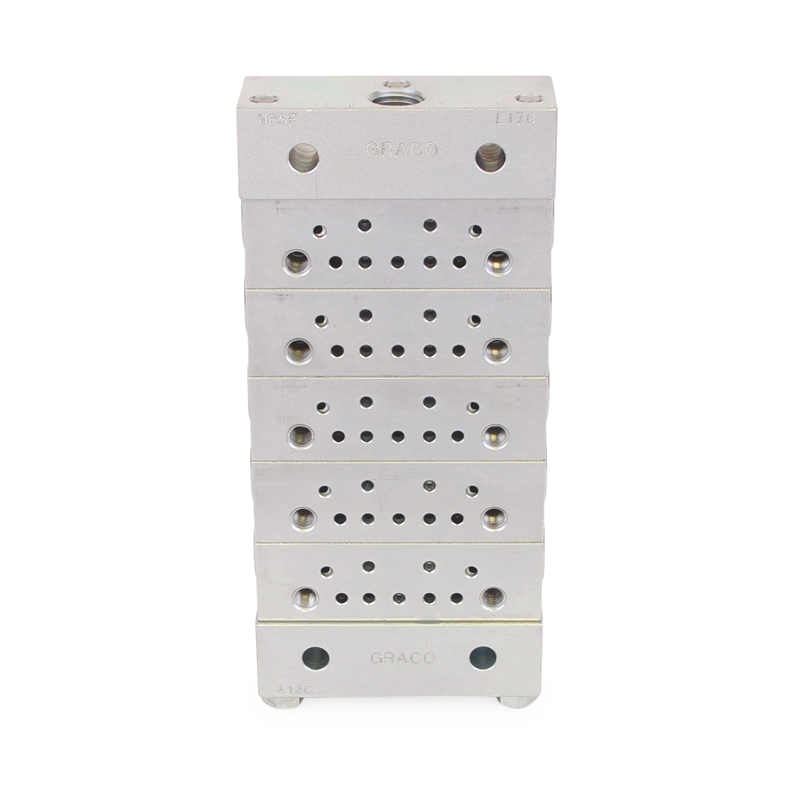 GRACO Trabon MSP Divider Valve - 5 Section Base Plate Assemblies (Part No. 24G487)