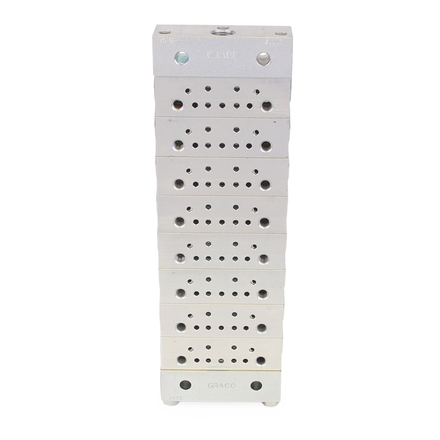 GRACO Trabon® MSP Divider Valve - 8 Section Base Plate Assemblies - NPSF (Part No. 24G490)