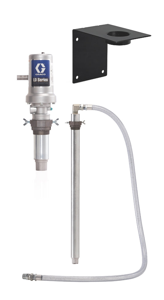 GRACO LD Series 3:1 Wall Mount 55 Gallon (200 Liter) Oil Pump Package - NPT (Part No. 24H689)