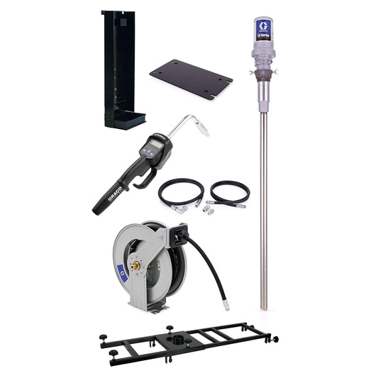 GRACO LD Series 5:1 Stationary 275 Gallon (1040 Liter) Oil Pump Package - NPT (Part No. 24H868)