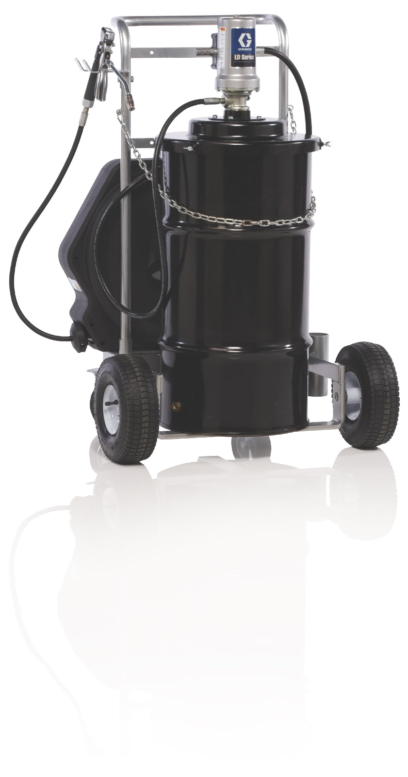 GRACO LD Series 50:1 120 lb. (54 kg) Grease Pump - Mobile Package (Part No. 24J060)