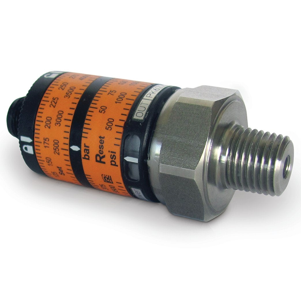 GRACO General Pressure Switch, 1/4 NPT Male, 9.6-32 VDC, 4-Pin, M12 Micro-Connector (Part No. 24K414)