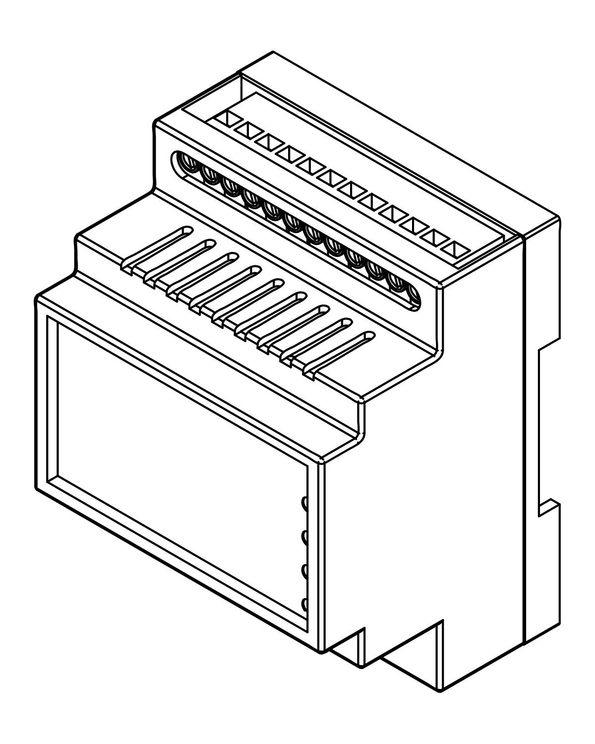 GRACO ModBus TCP to ModBus RTU Gateway for In-Line Fluid Monitoring Packages (Part No. 24N977)