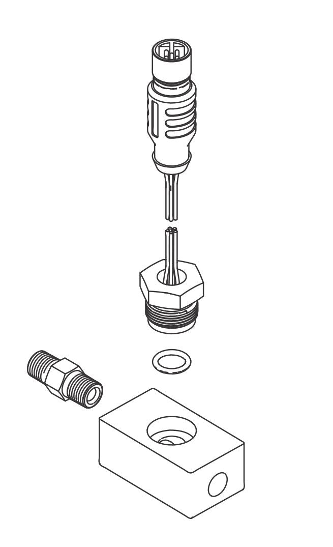 GRACO Pressure Transducer Kit, 100 psi (7 bar, 0.7 MPa) (Part No. 24P600)