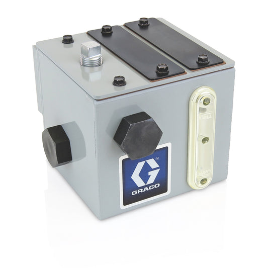 GRACO Manzel® MB Series Lubricator - 2 Pint (0.95 Liter) Reservoir (2 Pump Stations Max), No Pumps Installed, 60:1 (Part No. 24V068)