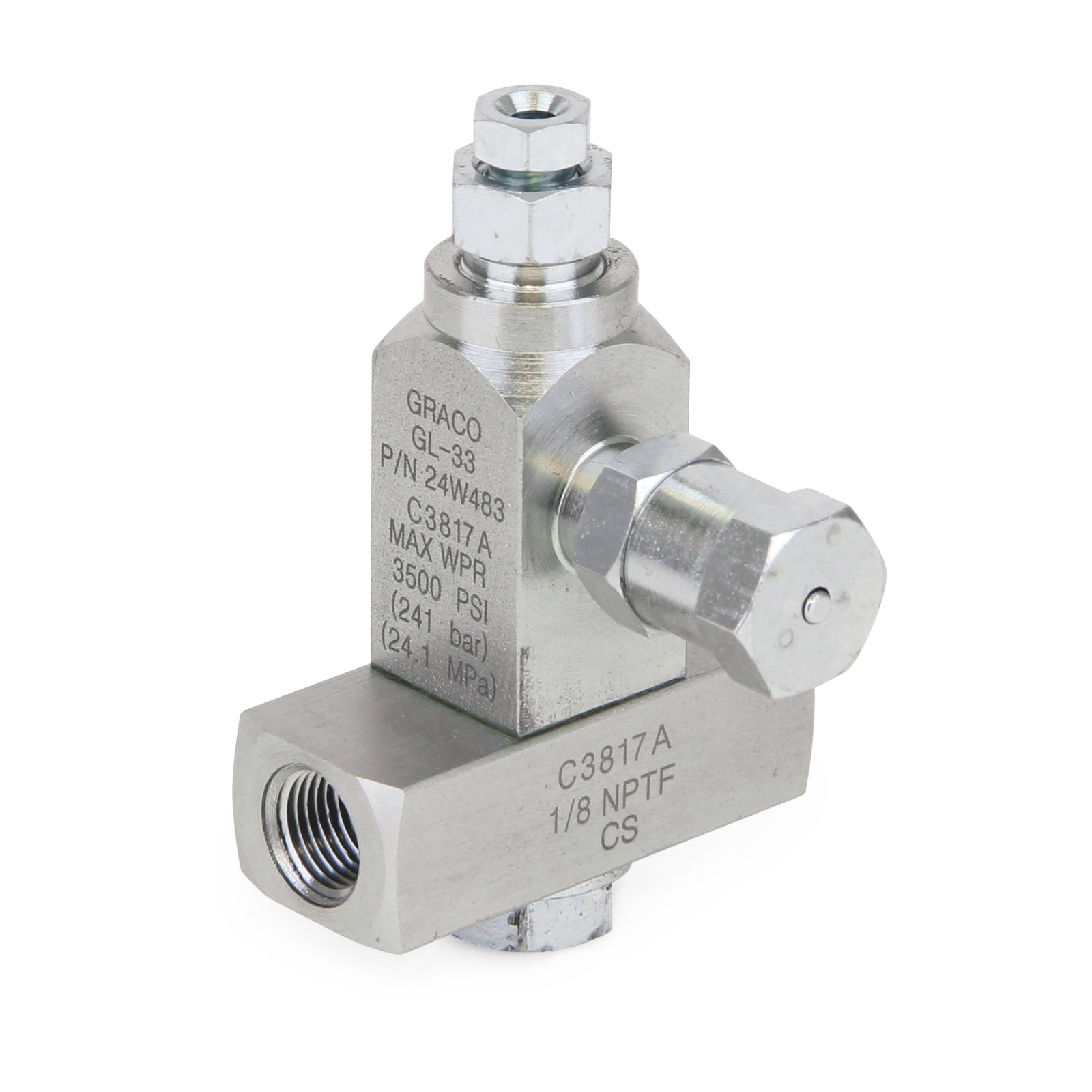 Graco 24E391 GL-32 Grease Injector, 304 Stainless Steel, 1-Injector ...