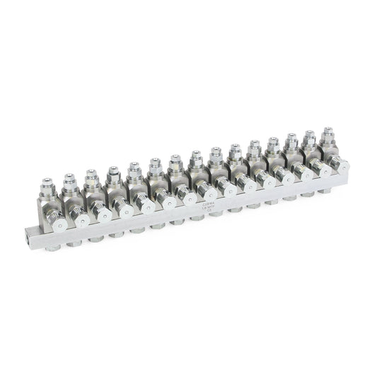 GRACO GL-33™ Grease Injector, Carbon Steel, 15 Injector Manifold, 1/8 NPT (Part No. 24W408)