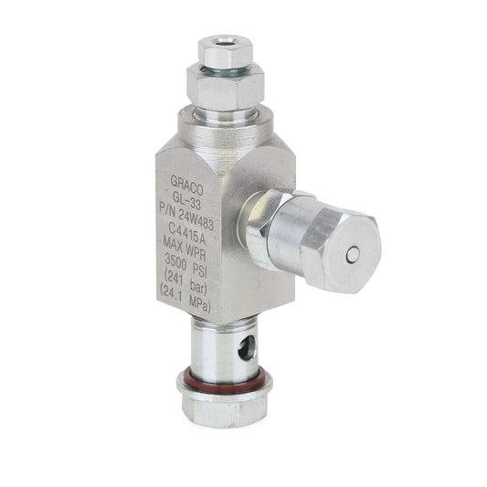 GRACO GL-42 Replacement Carbon Steel Oil Injector, 1/8 in. Outlet (Part No. 24W491)