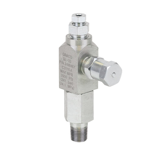 GRACO GL-32™ Stand Alone Grease Injector, 304 Stainless Steel, 1/4 NPT (Part No. 24E389)