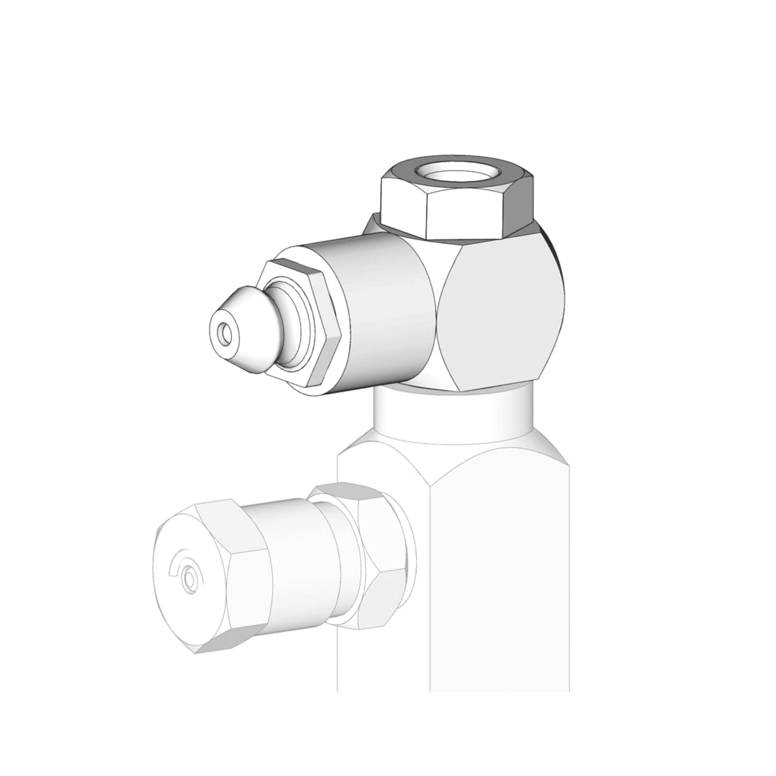 GRACO Manual Grease Fitting Adapter (Part No. 24W495)