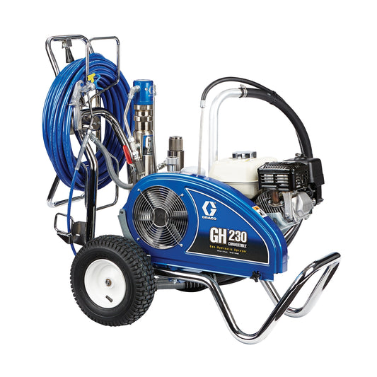 GRACO GH 230 Convertible ProContractor Series Gas Hydraulic Airless Sprayer (Part No. 24W932)
