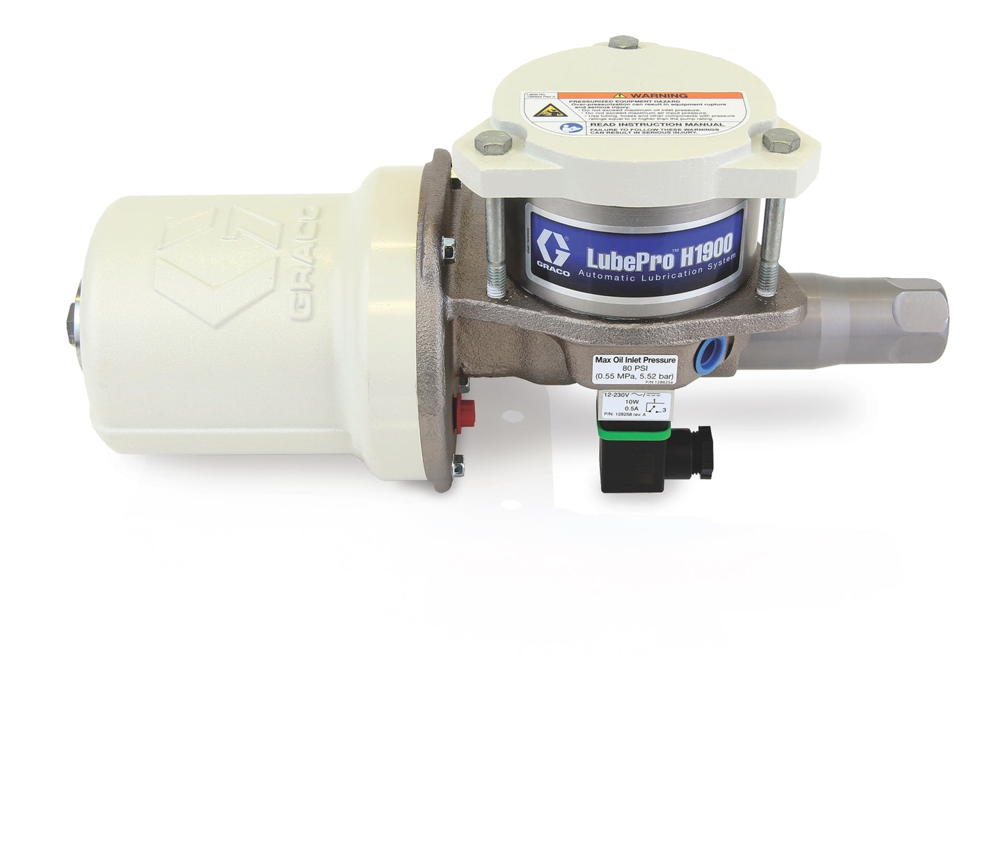 GRACO LubePro™ H1900 Horizontal Oil Pump, Low Level - BSPP (Part No. 25Y499)