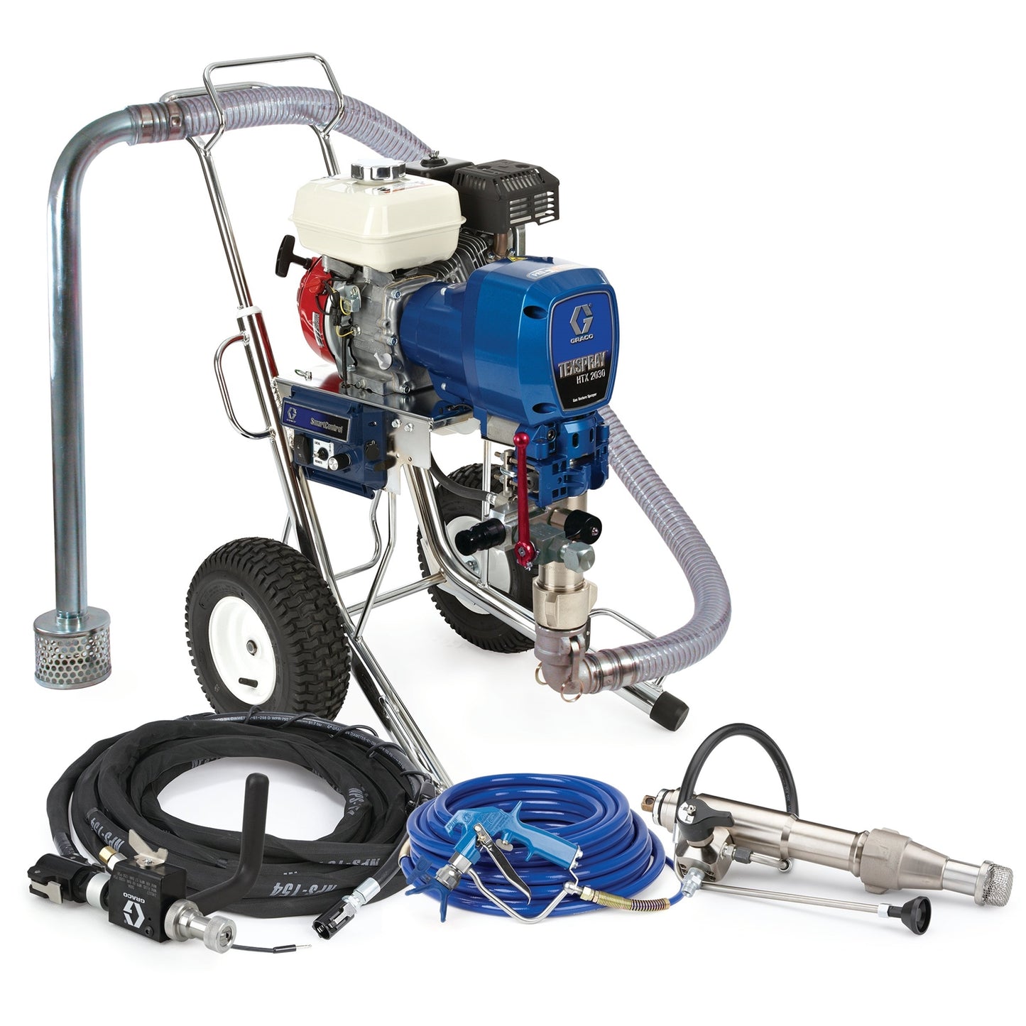 GRACO TexSpray HTX 2030 Complete Plus+ Texture Sprayer with FreeFlo Inline Gun and 50' Hose (Part No. 258741)