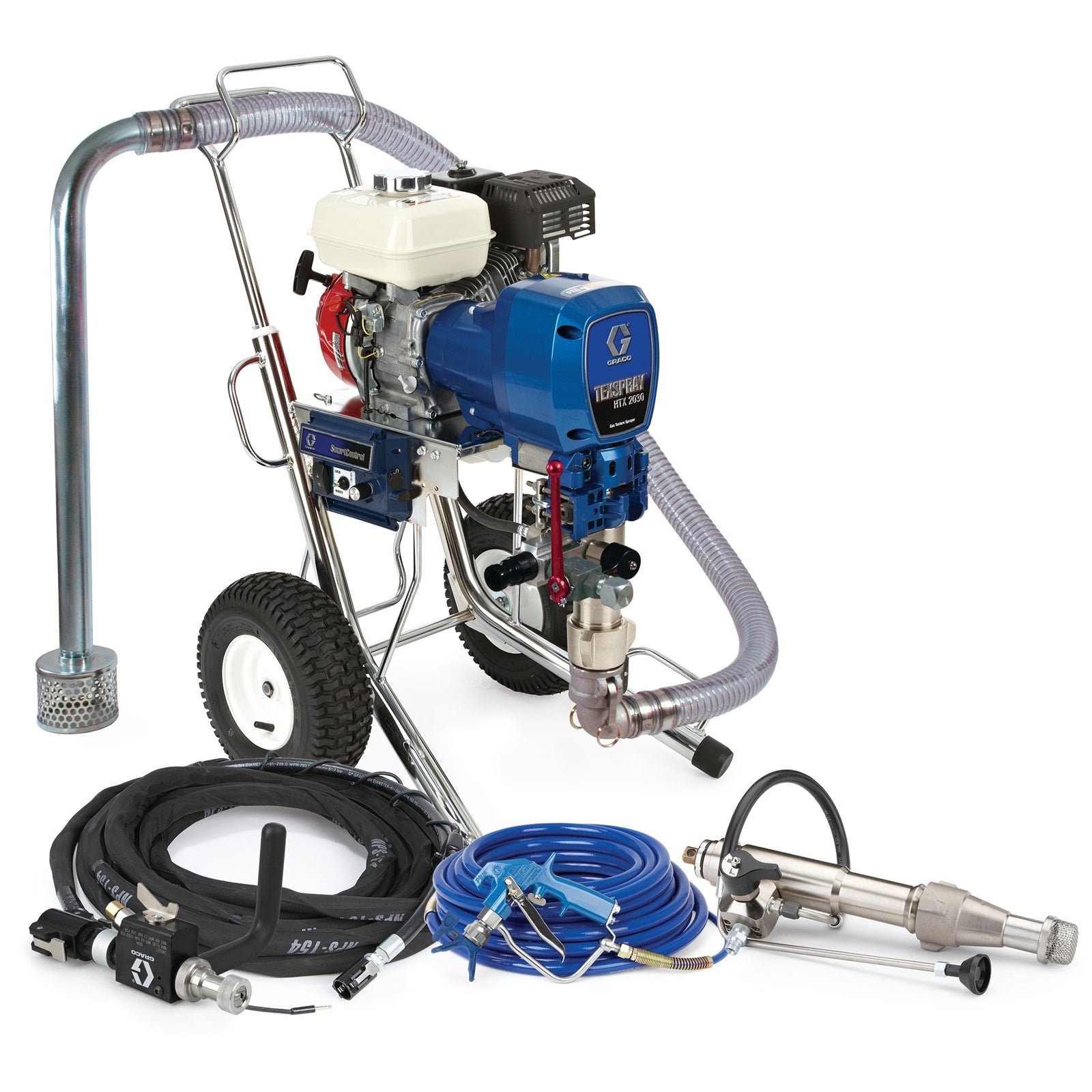 GRACO TexSpray HTX 2030 Complete Plus+ Texture Sprayer with FreeFlo Inline Gun and 50' Hose (Part No. 258741)