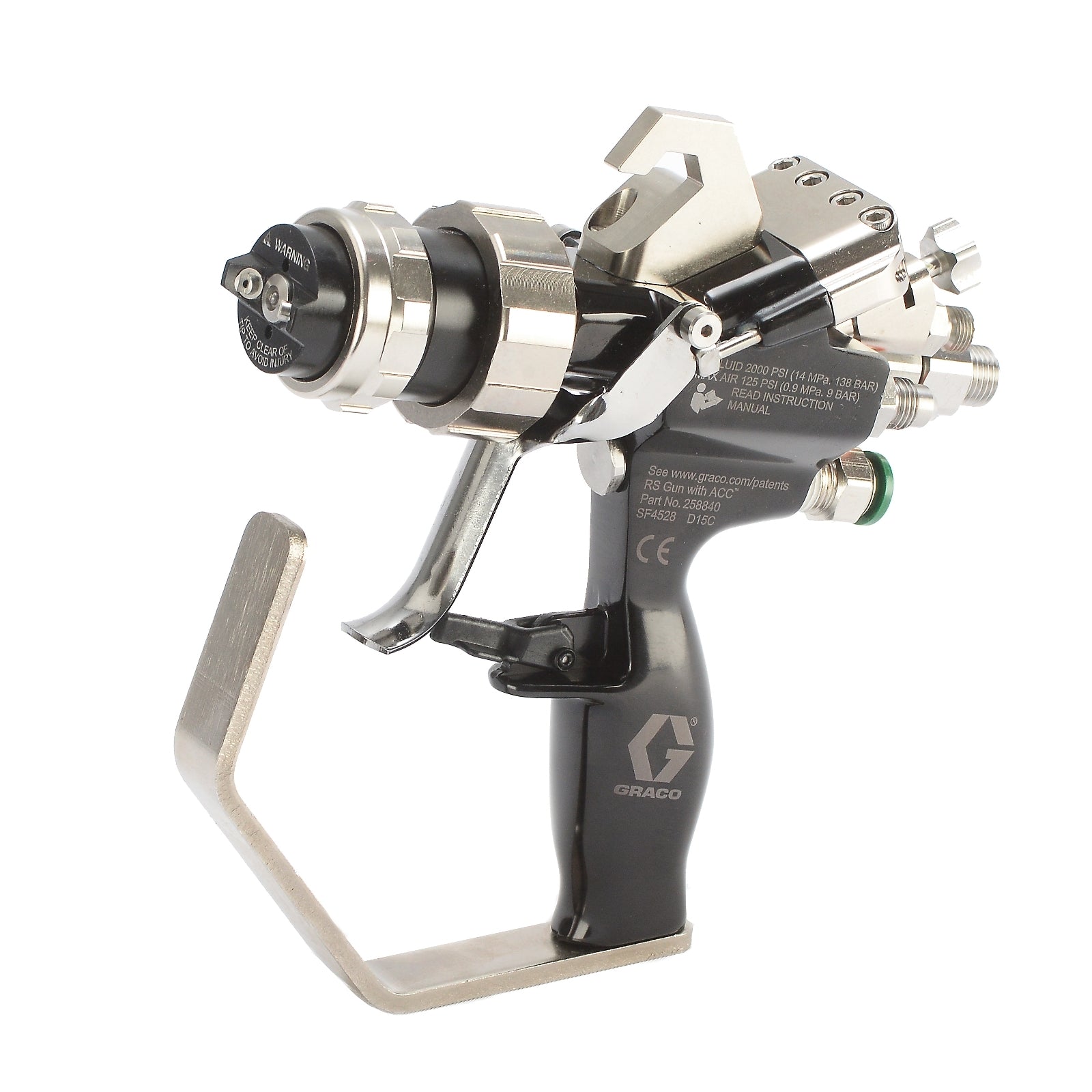 GRACO RS External Mix Gel Coat Gun with Tip (Part No. 258840)