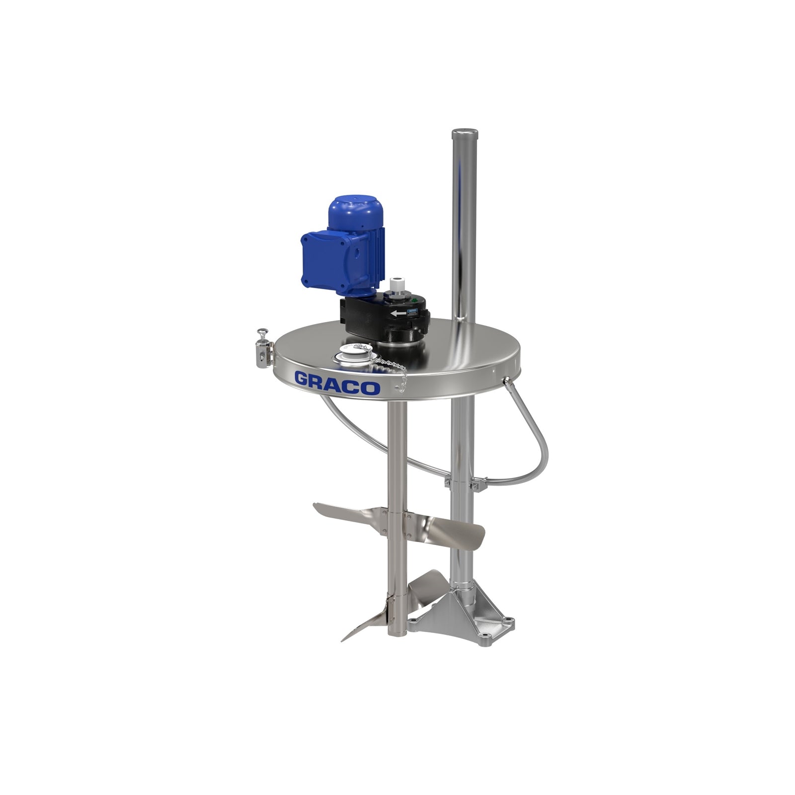 GRACO Electric Back Gear Drum Agitator with Shaft and Blades, ATEX (Part No. 25C487)