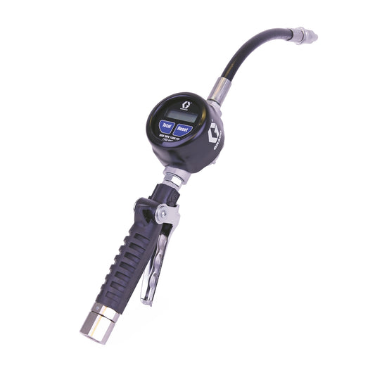 GRACO EM8 Electronic Manual Oil/Antifreeze Meter – Flexible Extension – 1/2 in. (13 mm) Inlet – NPT (Part No. 25C904)