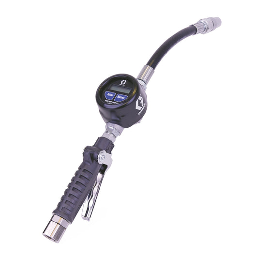 GRACO EM20 Electronic Manual Oil/Antifreeze Meter - Flexible Extension - 3/4 in. (19 mm) Inlet - NPT (Part No. 25C918)