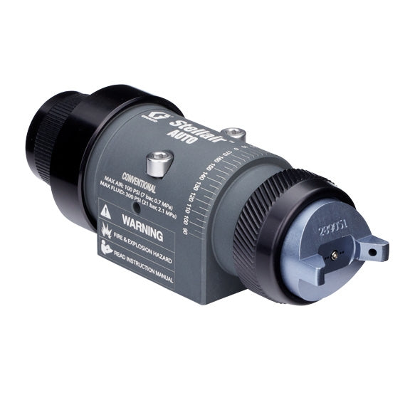 GRACO Stellair Automatic Air Spray Gun, Conventional, 0.051 in (1.3 mm) Nozzle (Part No. 25F210)