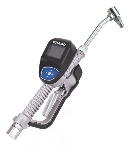 GRACO Pulse® Metered Dispense Valve for Gear Lube Applications – 1/2 in NPT, Gear Lube Extension, Manual Nozzle (Part No. 25M326)