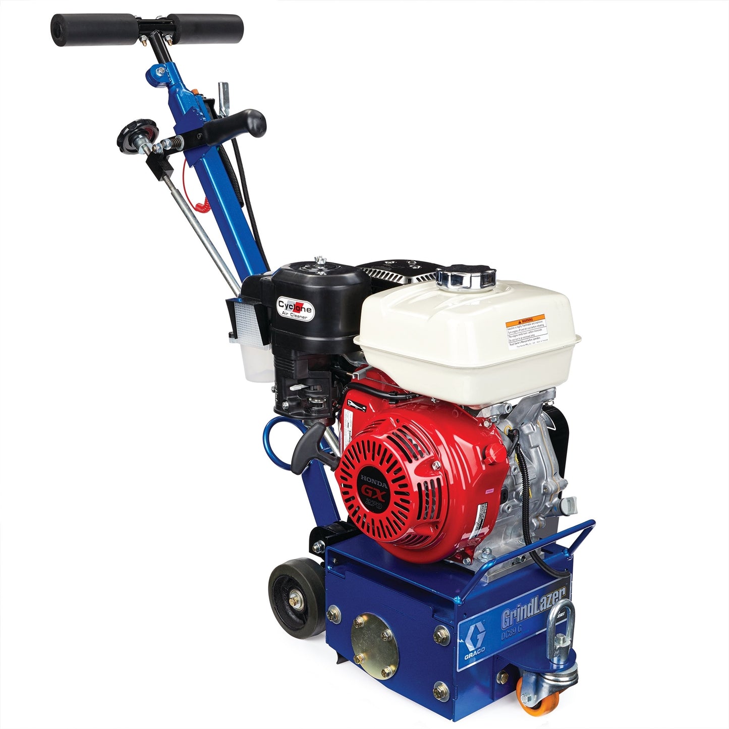 GRACO GrindLazer Standard DC89 G Gas-Powered Scarifier (8 in. Cut Width, 9 HP) (Part No. 25M843)