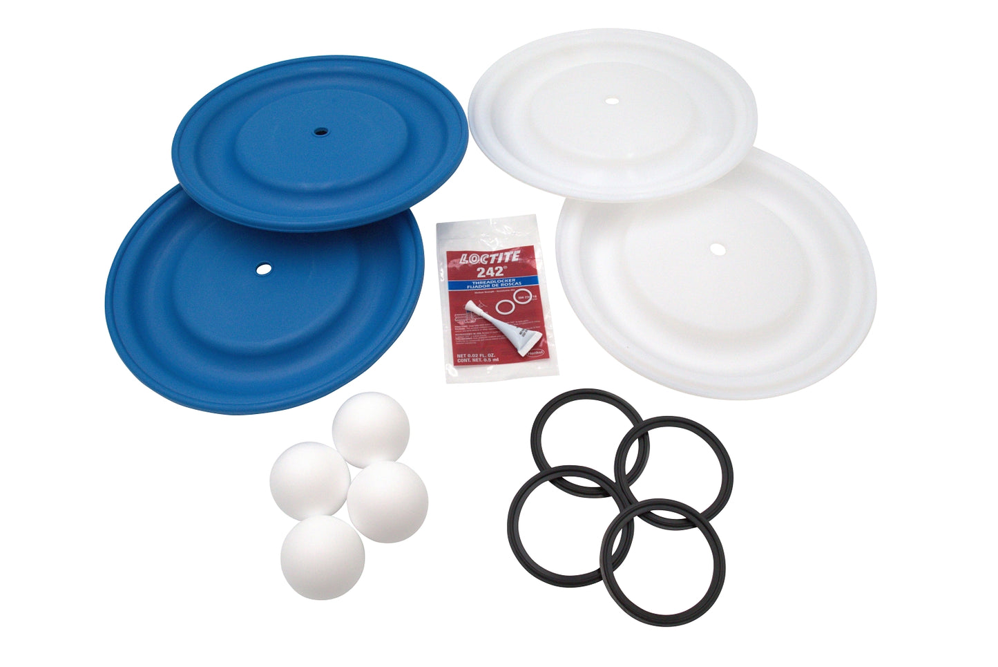 GRACO SaniForce 2150 HS-PH Complete Fluid Repair Kit with PT Ball, PS Diaphragm, EP Seal (Part No. 25R715)