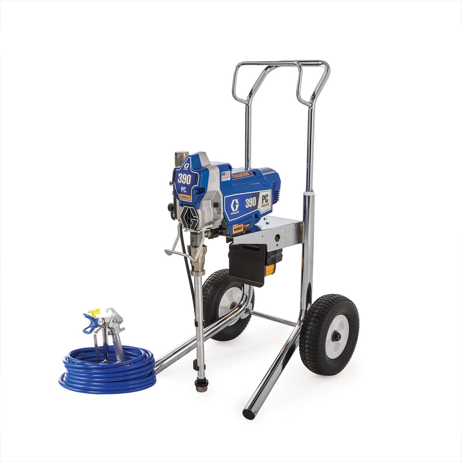 GRACO 390 PC Cordless Airless Sprayer, Hi-Boy (Part No. 25T805)