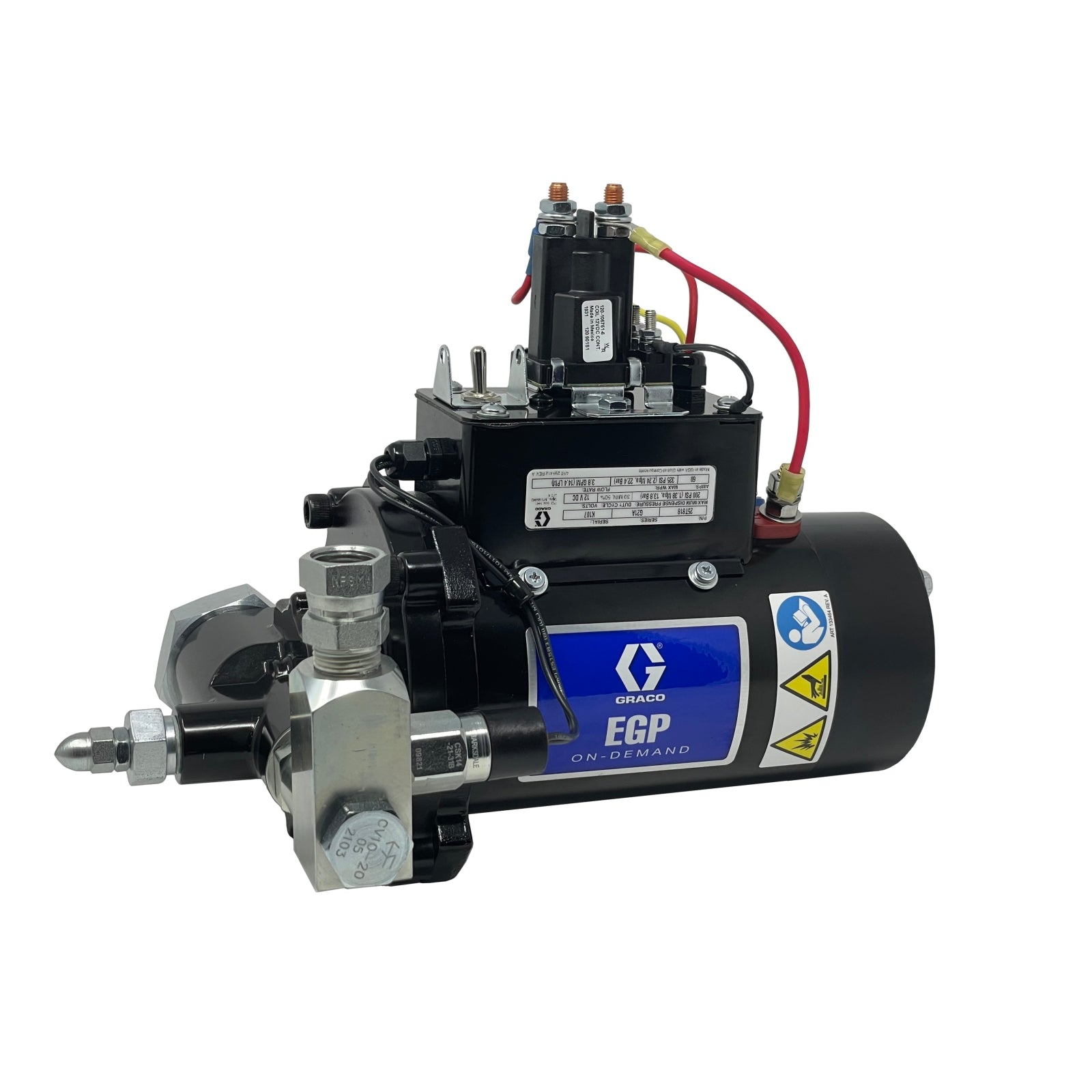 GRACO EGP™ On-Demand Pump, 12 VDC, 3.8 gpm (14.4 lpm), 325 psi (22.4 bar) (Part No. 25T818)