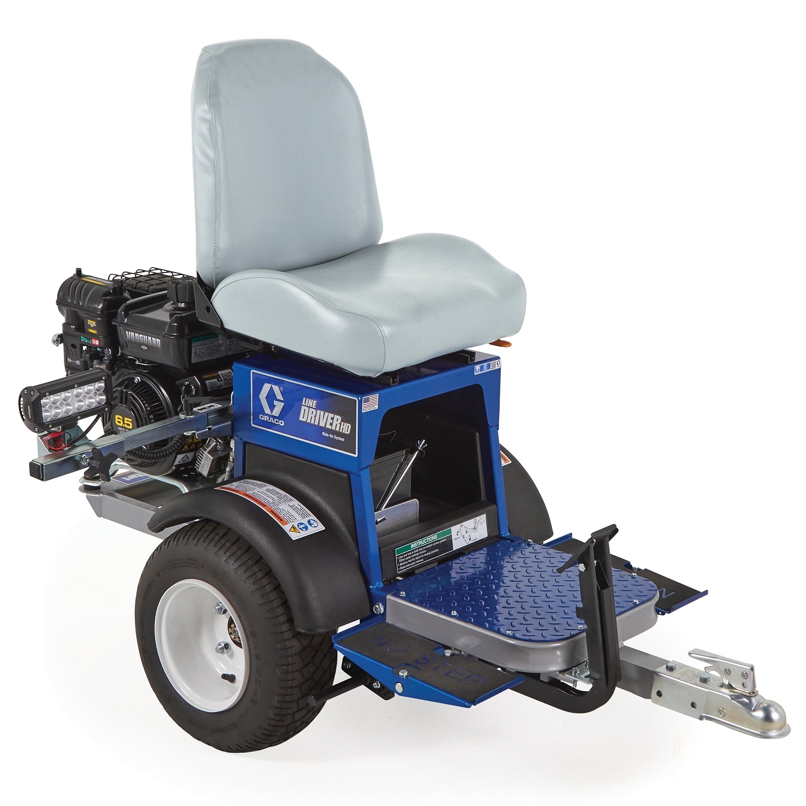 GRACO LineDriver HD with Electric Start Ride-On Attachment (Part No. 25U474)