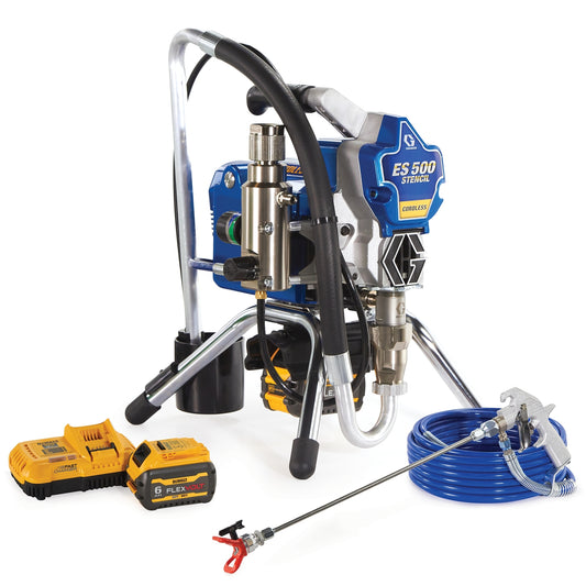 GRACO ES 500 Battery-Powered Airless Stencil Rig (Part No. 25U513)