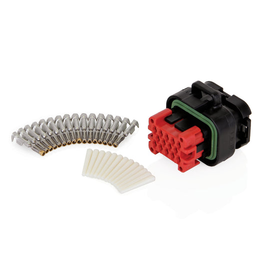 GRACO 14 Pin Amp Seal Kit, Connects to GLC X, Includes Connector, Crimpable Gold 16-20 AWG Sockets, Sealing Plugs (Part No. 26A888)