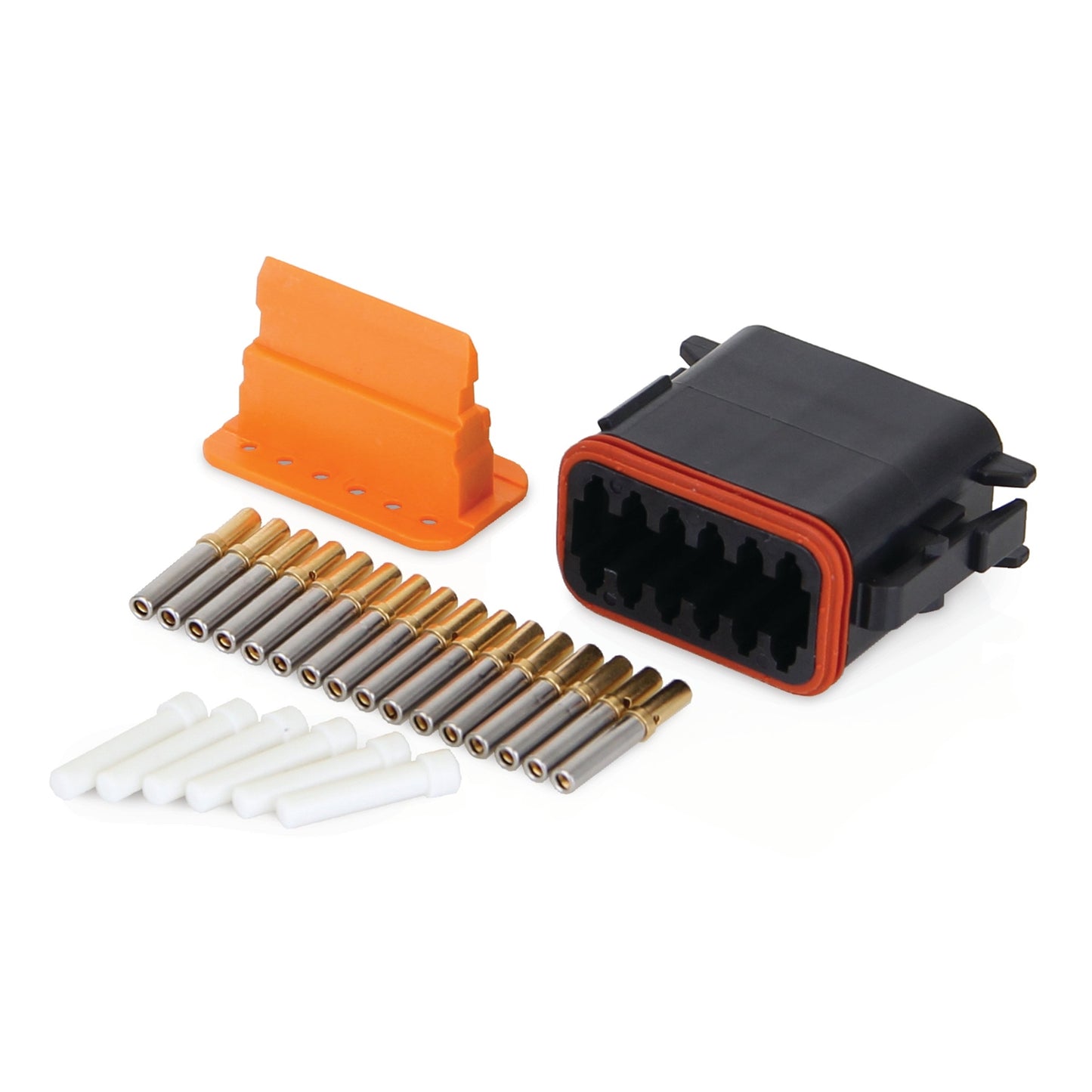 GRACO 12 Pin DT Kit, Connects to Compact Dyna-Star®, Includes Connector, Crimpable Gold 16-20 AWG Sockets, Sealing Plugs (Part No. 26A889)