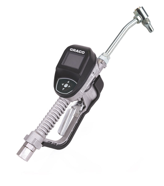 GRACO SDP8 Series Electronic Preset Gear Lube Meter – Rigid Extension – 1/2 in. (13 mm) Inlet (Part No. 26C358)