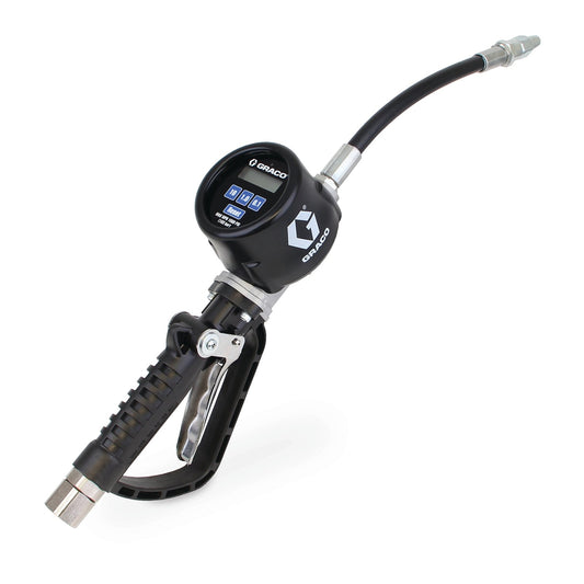 GRACO PM™ 8 Electronic Preset Antifreeze Meter - Flexible Extension - 1/2 in. (13 mm) Inlet - NPT (Part No. 25U086)