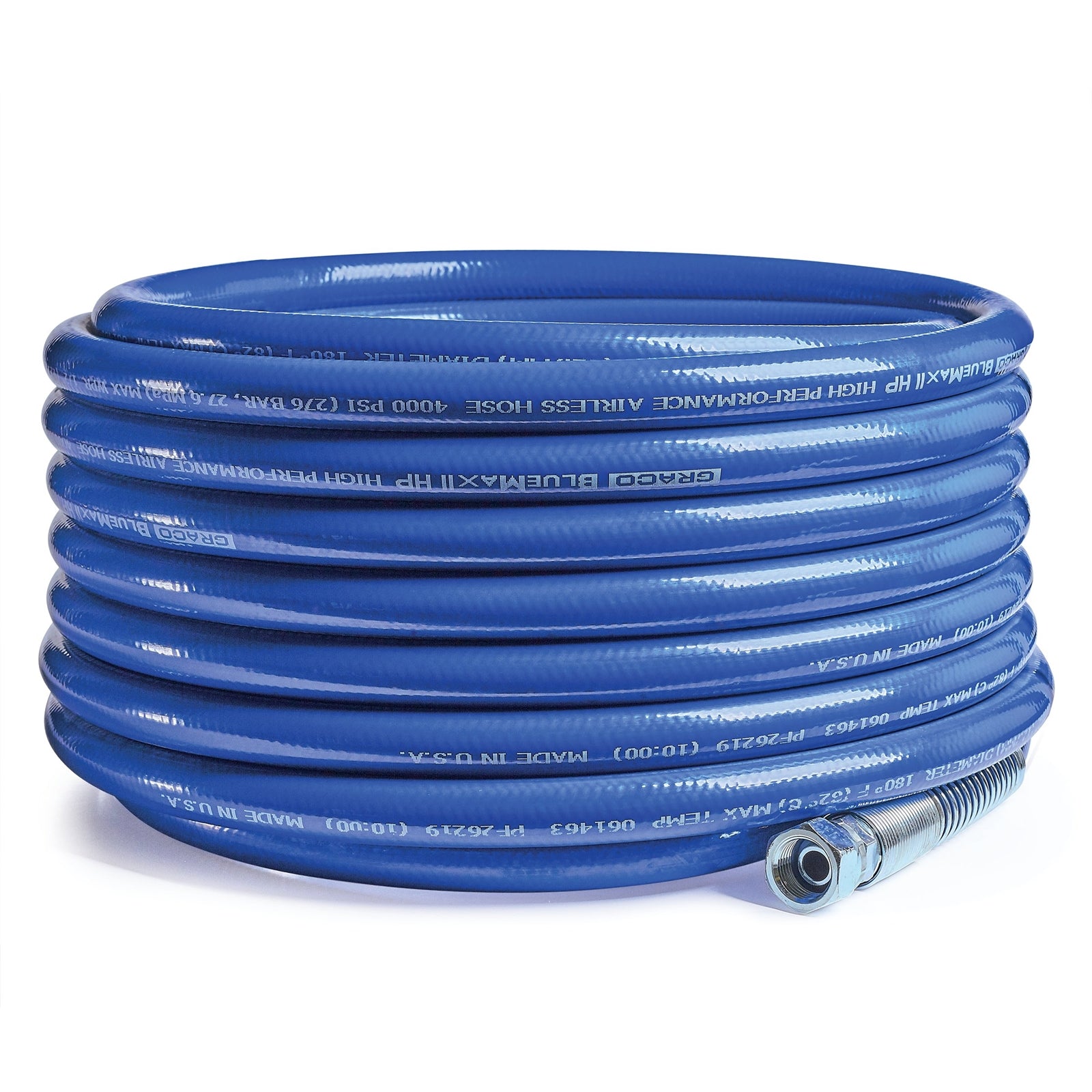 GRACO BlueMax II HP Airless Hose, 1/2 in x 50 ft, 4000 psi (Part No. 277253)