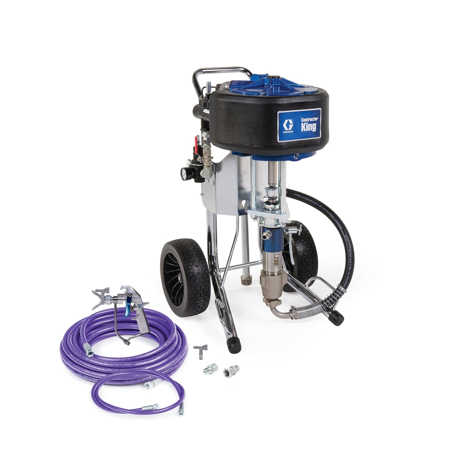 GRACO Contractor King 45:1 Air Powered Airless Sprayer, Complete (2-F Gun) (Part No. 279006)