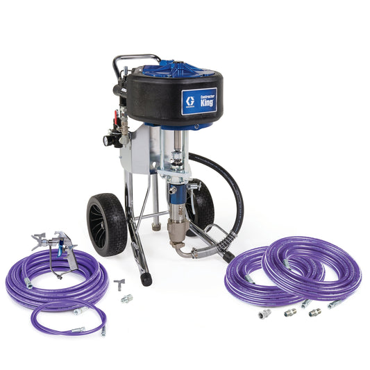GRACO Contractor King 45:1 Air Powered Airless Sprayer, Big 150 (2-F Gun) (Part No. 279007)