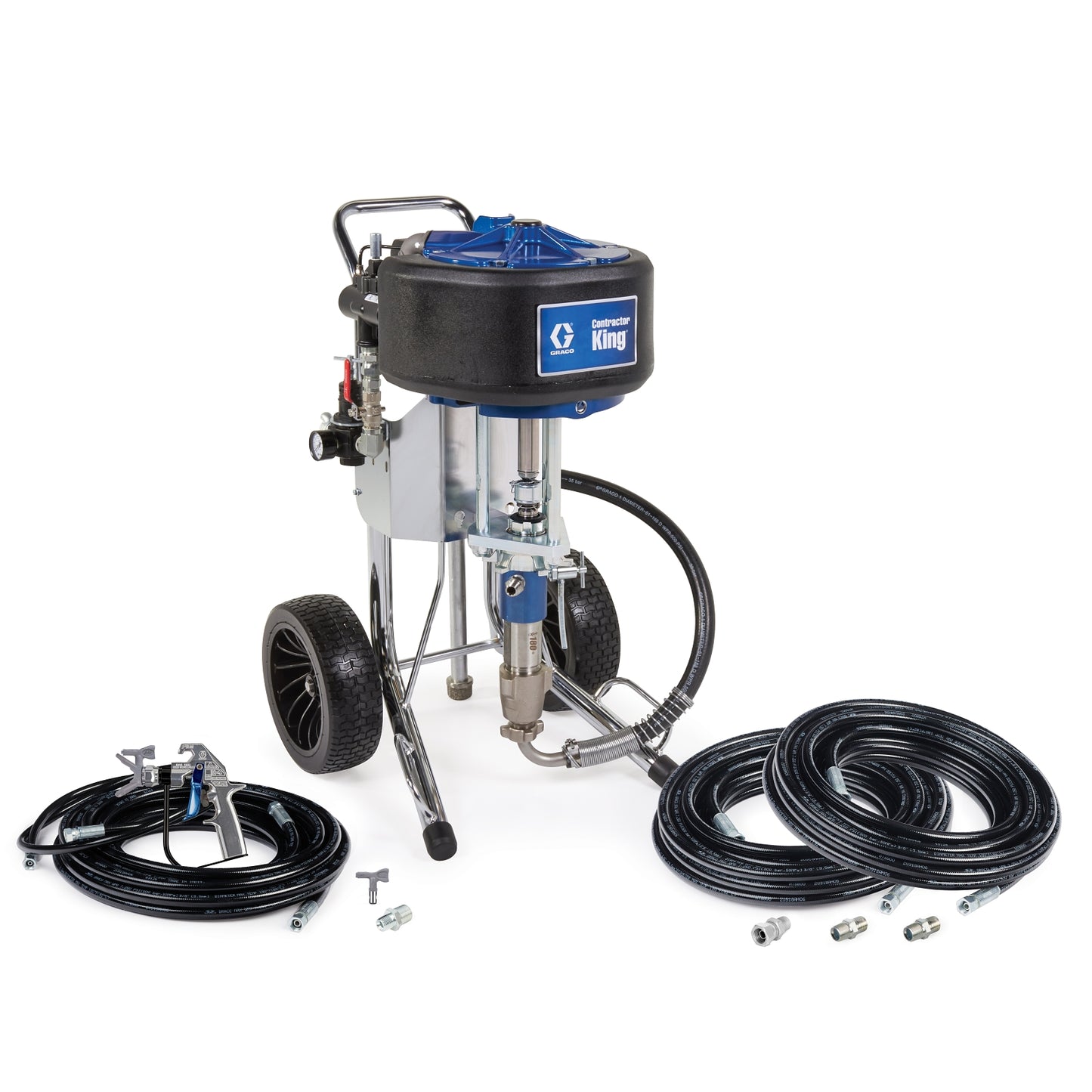 GRACO Contractor King 70:1 Air Powered Airless Sprayer, Big 150 (2-F Gun) (Part No. 279022)