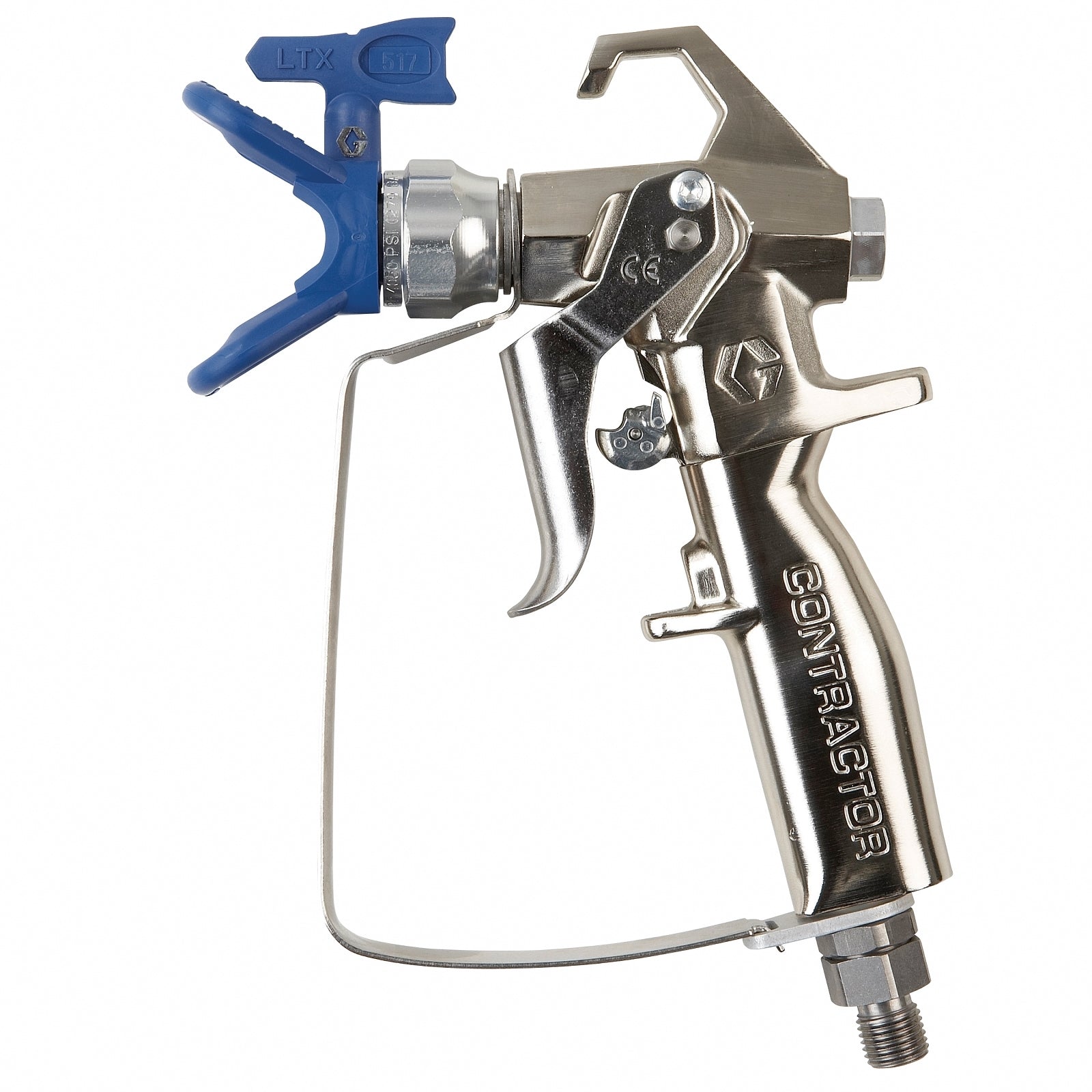 GRACO Contractor Airless Spray Gun, 2 Finger Trigger, RAC X 517 SwitchTip (Part No. 288420)