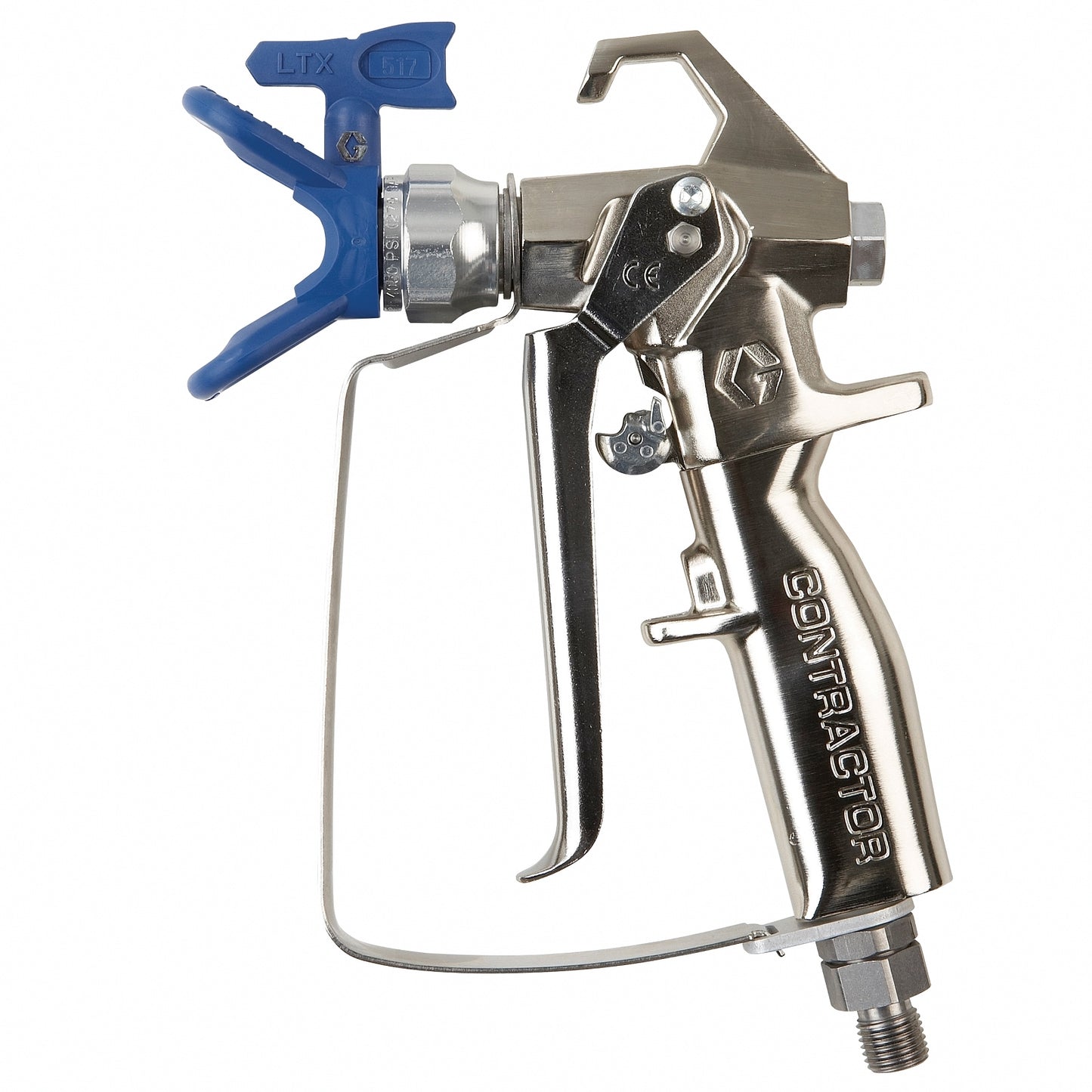 GRACO Contractor Airless Spray Gun, 4 Finger Trigger, RAC X 517 SwitchTip (Part No. 288425)