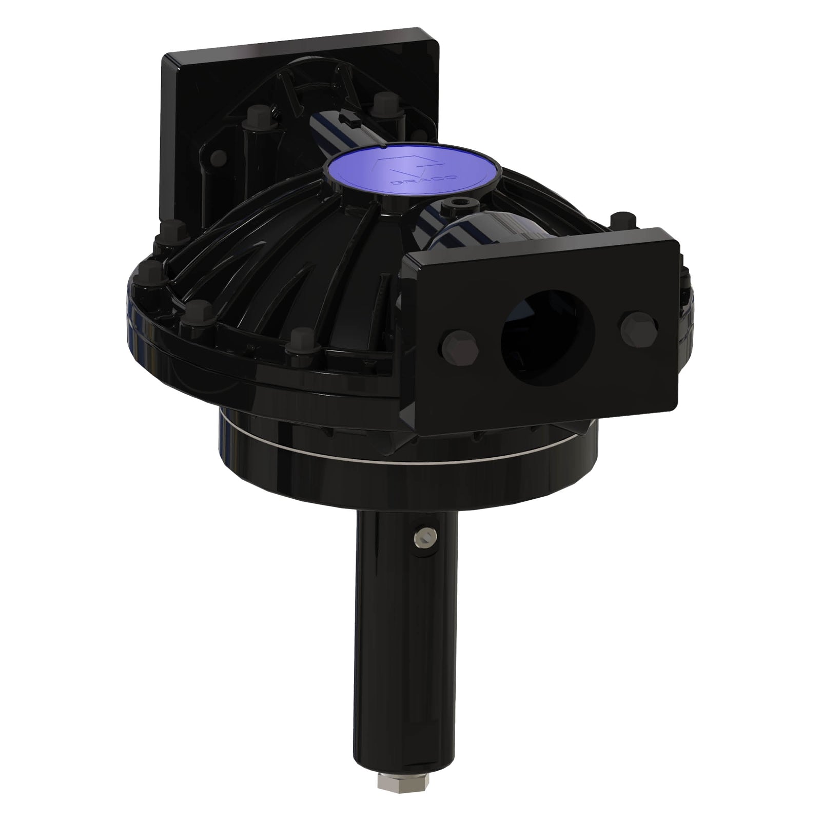 GRACO 2 in. (50.8 mm) i-Series Aluminum Pulsation Dampener with SS Seats and SP Diaphragm (Part No. 2000471)