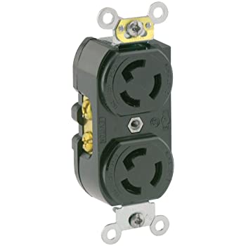 HANNAY PART 3 WIRE DUPLEX TWISTLOCK 15 AMP REC  # 4700