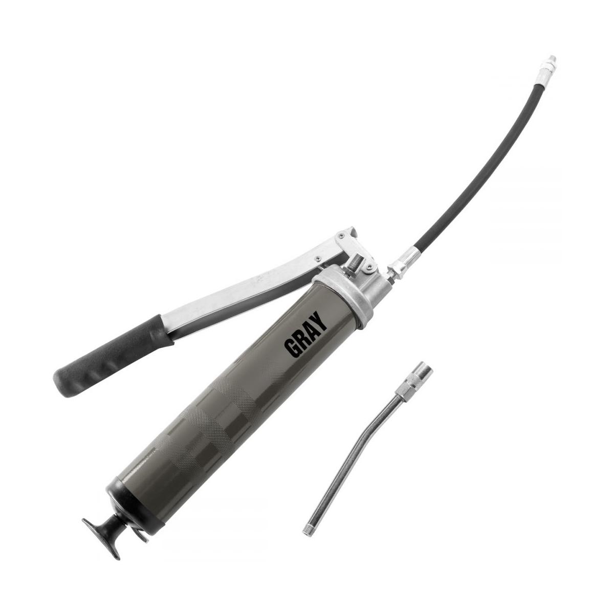 OilSafe® Lever Grease Gun - Heavy Duty - Gray (SKU: 330304)