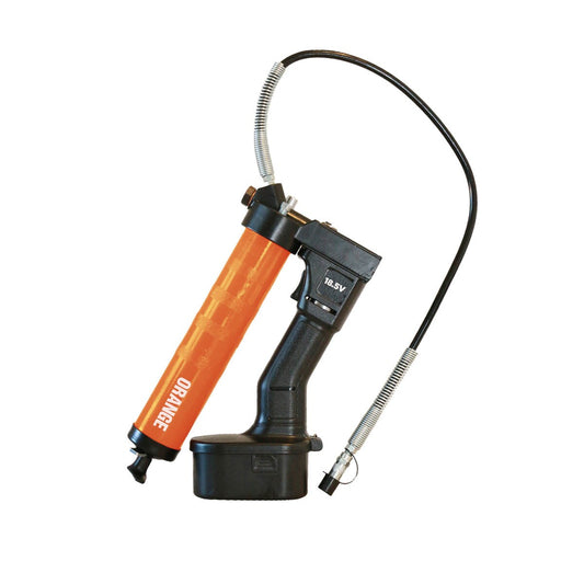 OilSafe® Battery Power HP Steel GG - Orange Includes Case, 2 Batteries, 1 Charger, Swivel Coupler (SKU: 350106)