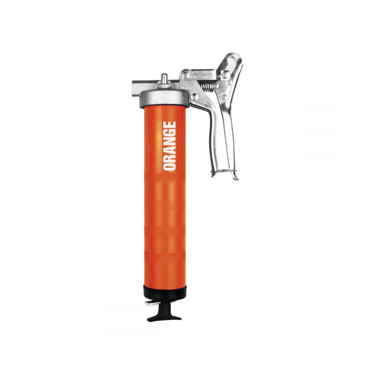 OilSafe® Pistol Grip Steel GG - Orange - High Volume, High Pressure, Cold Weather Design (SKU: 350206)
