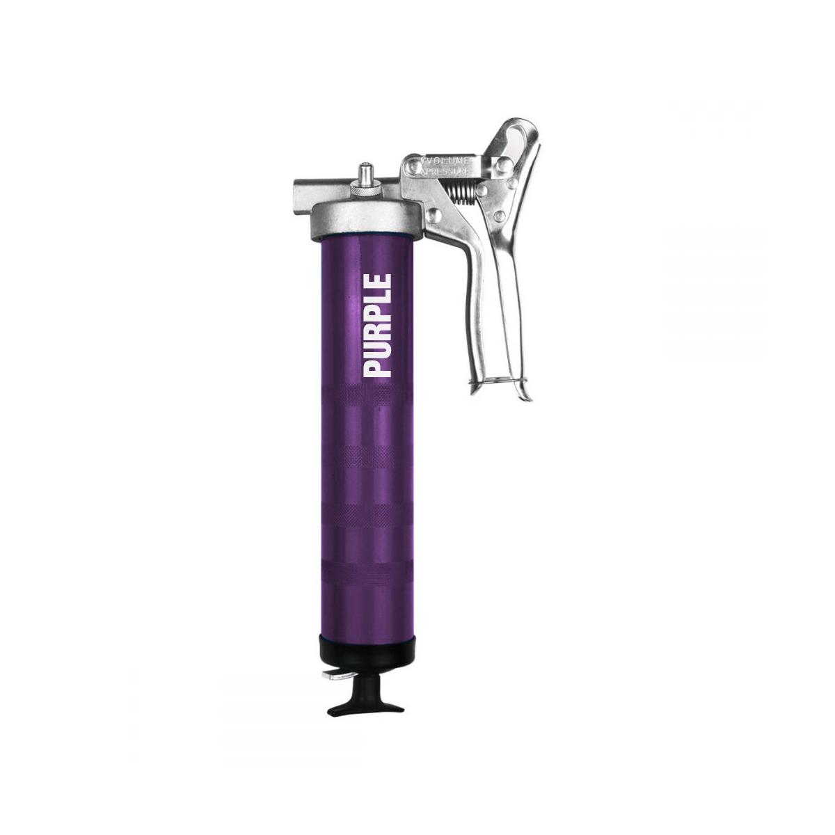 OilSafe® Pistol Grip Steel GG - Purple - High Volume, High Pressure, Cold Weather Design (SKU: 350207)
