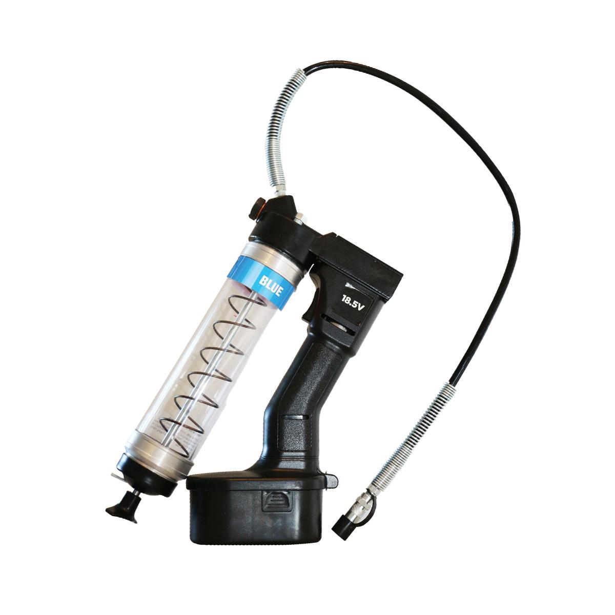 OilSafe® Battery Power HP GG Clear - Blue Includes Case, 2 Batteries, 1 Charger, Swivel Coupler (SKU: 350302)