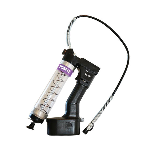 OilSafe® Battery Power HP GG Clear - Purple Includes Case, 2 Batteries, 1 Charger, Swivel Coupler (SKU: 350307)