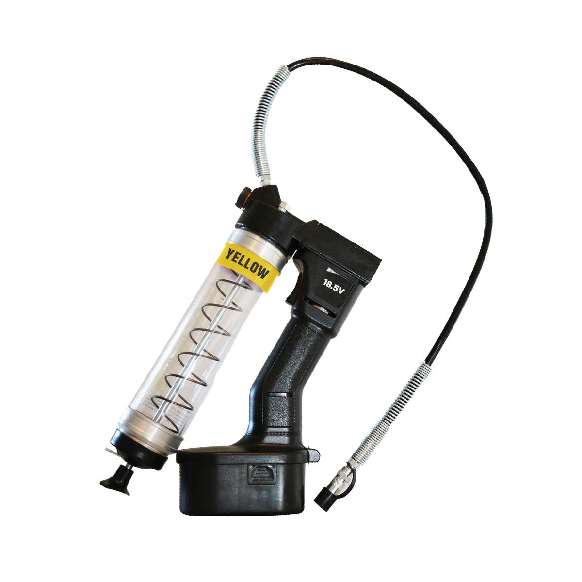 OilSafe® Battery Power HP GG Clear - Yellow Includes Case, 2 Batteries, 1 Charger, Swivel Coupler (SKU: 350309)